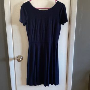 NWT Navy Dress with cute Back